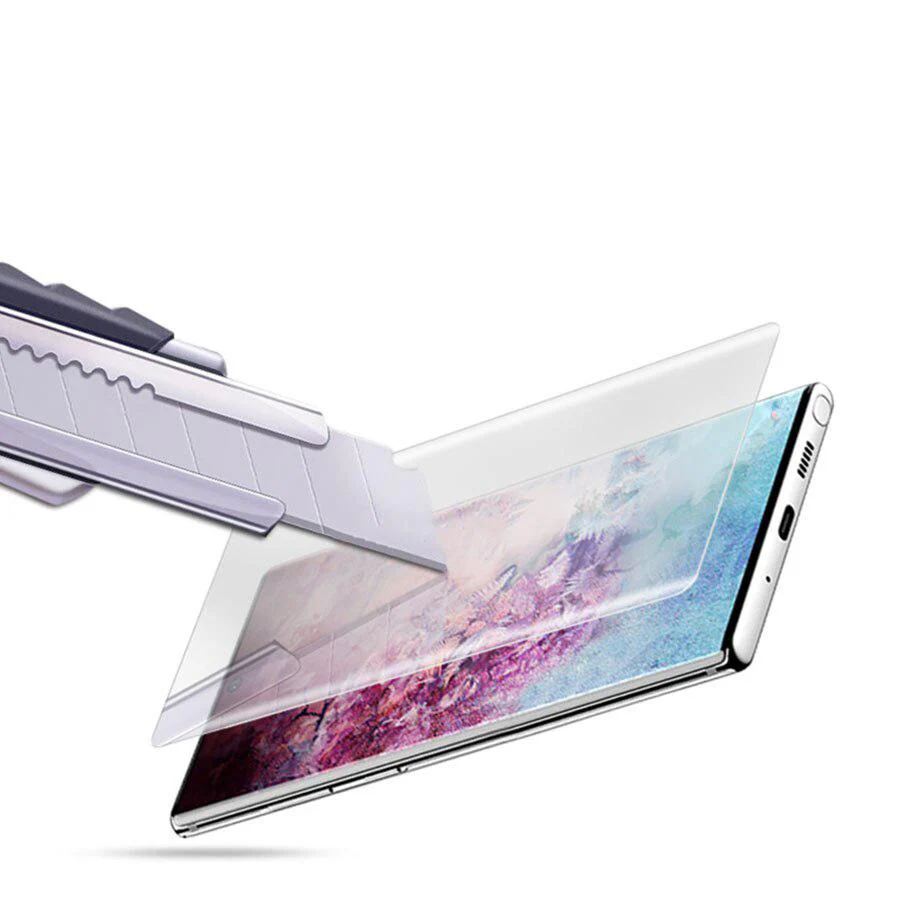 Galaxy Note 20 Full Liquid Glue UV Tempered Glass - Image 8