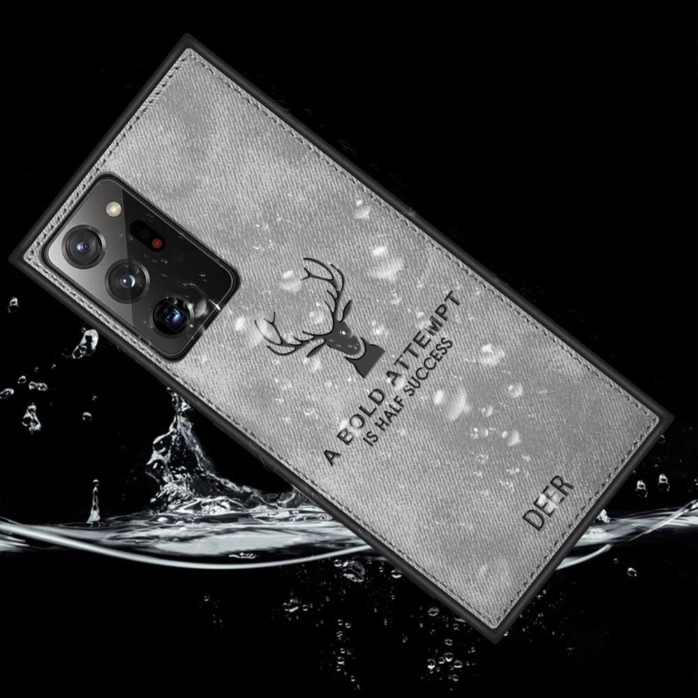 Galaxy Note 20 Ultra Deer Pattern Inspirational Soft Case - Image 4