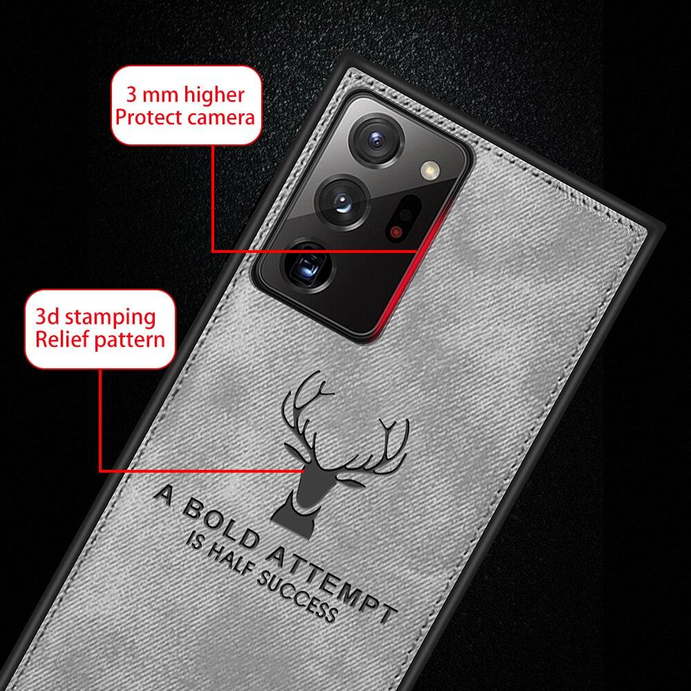 Galaxy Note 20 Ultra Deer Pattern Inspirational Soft Case - Image 8