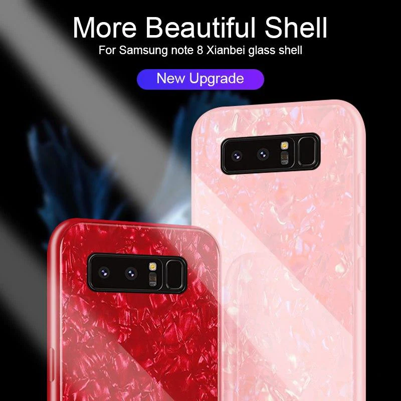 Galaxy Note 8 Dream Shell Series Textured Marble Case - Image 11