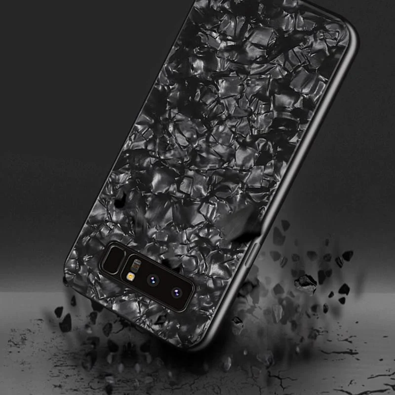 Galaxy Note 8 Dream Shell Series Textured Marble Case - Image 12