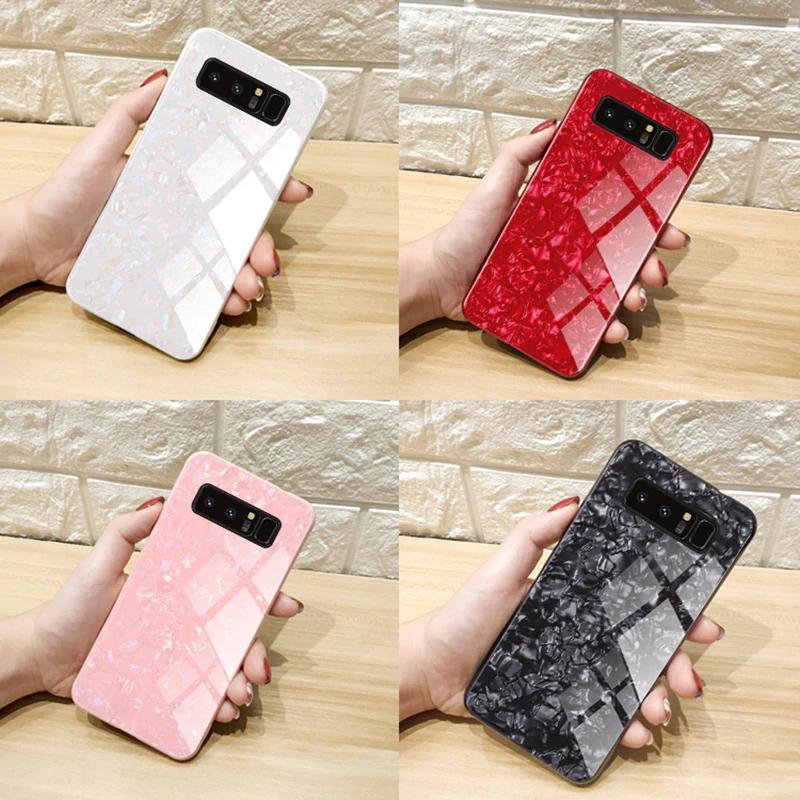 Galaxy Note 8 Dream Shell Series Textured Marble Case - Image 5