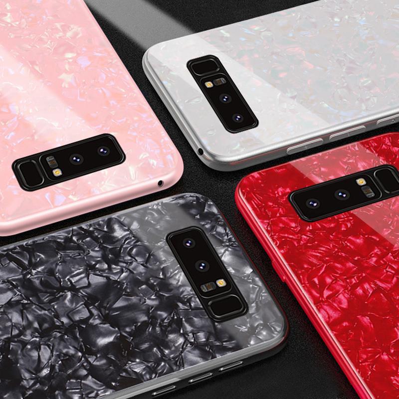 Galaxy Note 8 Dream Shell Series Textured Marble Case - Image 6