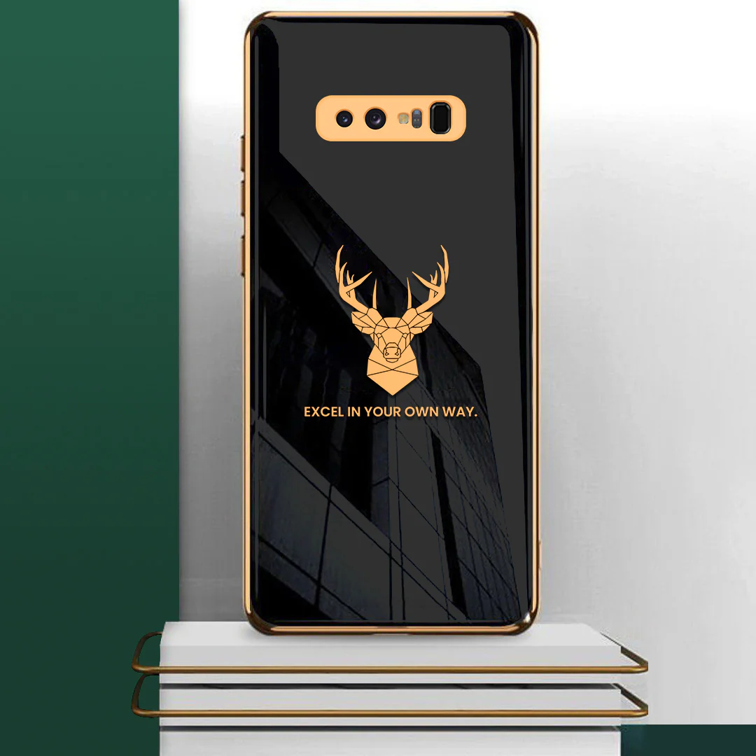 Galaxy Note 8 Electroplating Staggard Glass Pattern Case - Image 2
