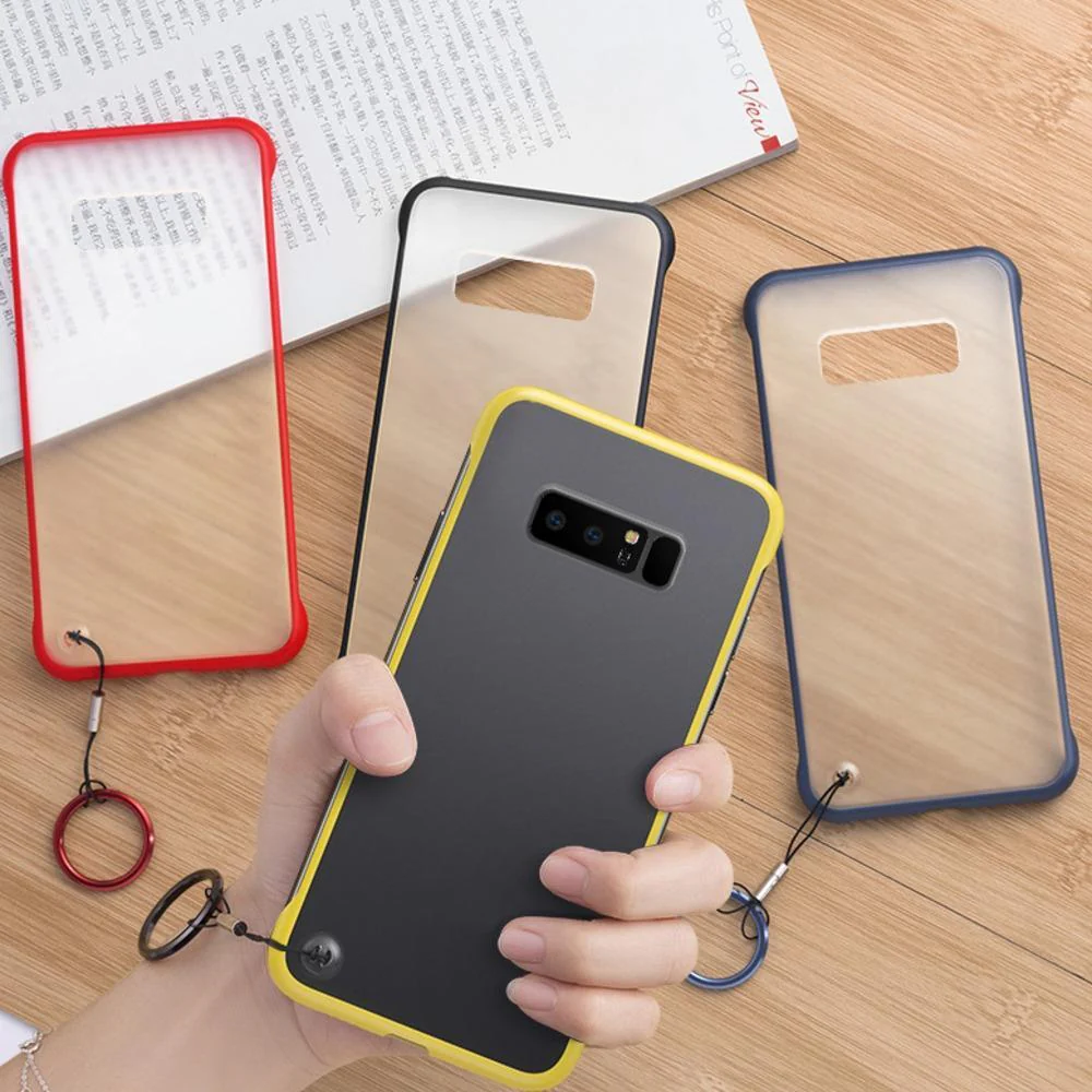 Galaxy Note 8 Luxury Frameless Transparent Case - Image 3