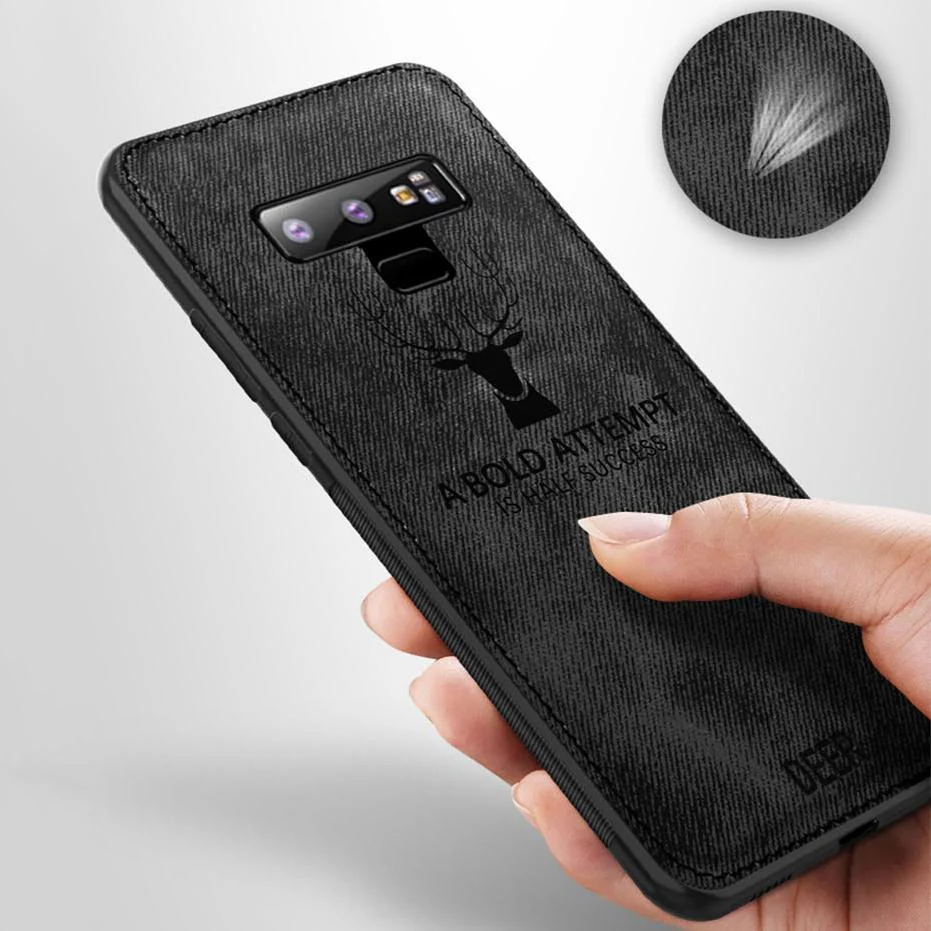 Galaxy Note 9 (3 in 1 Combo) Deer Case + Tempered Glass + Earphones - Image 11