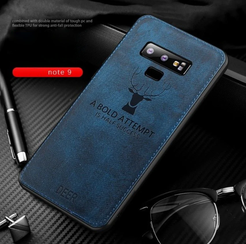 Galaxy Note 9 (3 in 1 Combo) Deer Case + Tempered Glass + Earphones - Image 19