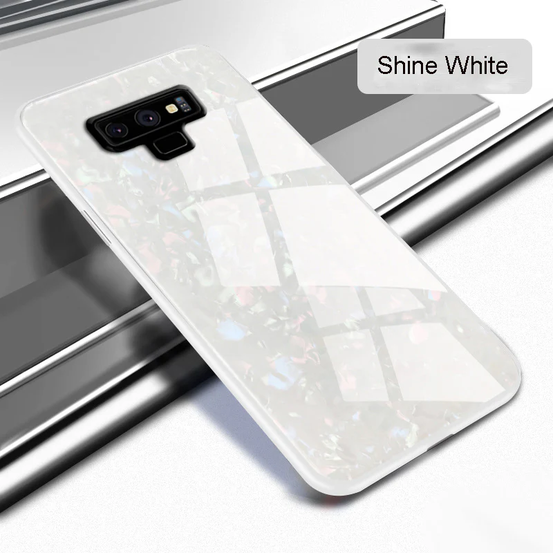 Galaxy Note 9 Dream Shell Series Textured Marble Case - Image 11