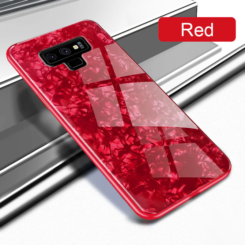 Galaxy Note 9 Dream Shell Series Textured Marble Case - Image 12