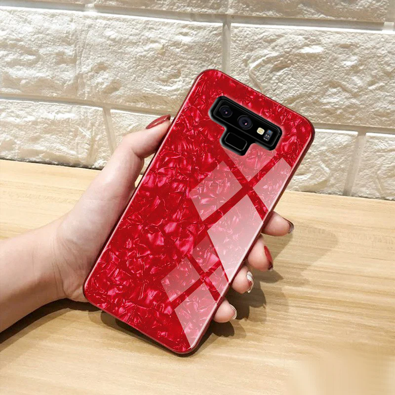 Galaxy Note 9 Dream Shell Series Textured Marble Case - Image 3