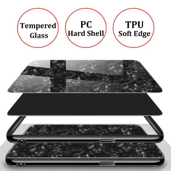 Galaxy Note 9 Dream Shell Series Textured Marble Case - Image 7