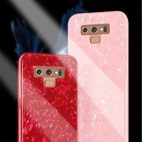 Galaxy Note 9 Dream Shell Series Textured Marble Case - Image 8