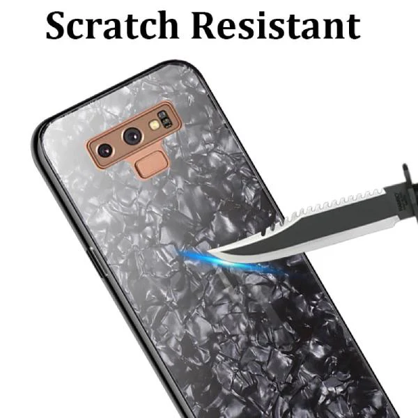 Galaxy Note 9 Dream Shell Series Textured Marble Case - Image 9