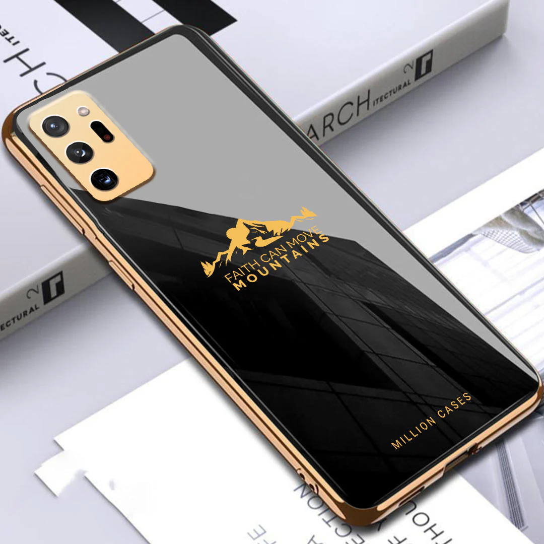 Galaxy Note Series For Sierra Pattern Electroplating Glass Case - Image 5