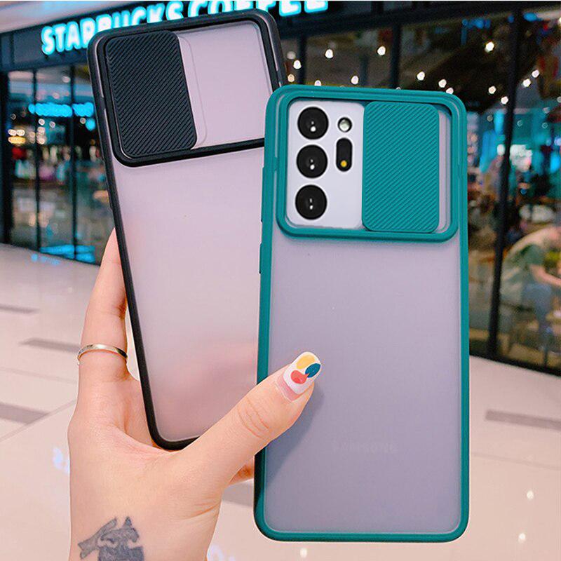 Galaxy Note 20 Ultra Camera Lens Slide Protection Matte Case - Image 5