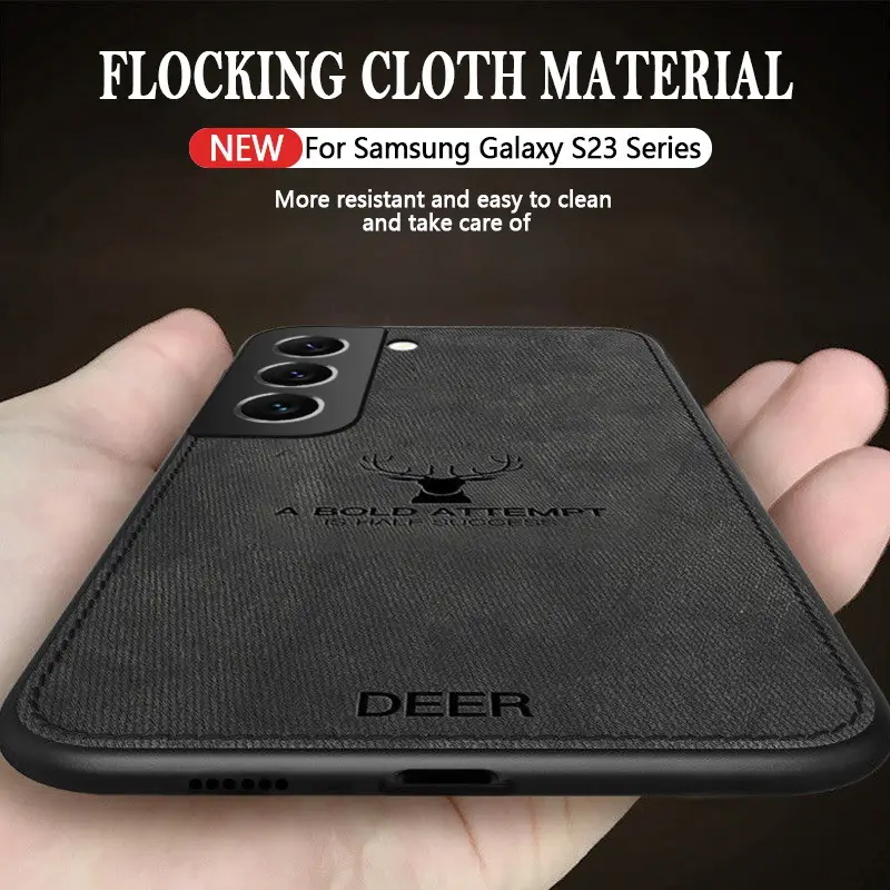 Deer Pattern Elegance Leather Case - Image 15