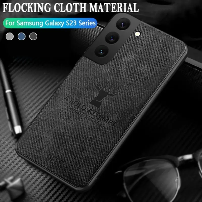 Deer Pattern Elegance Leather Case - Image 16