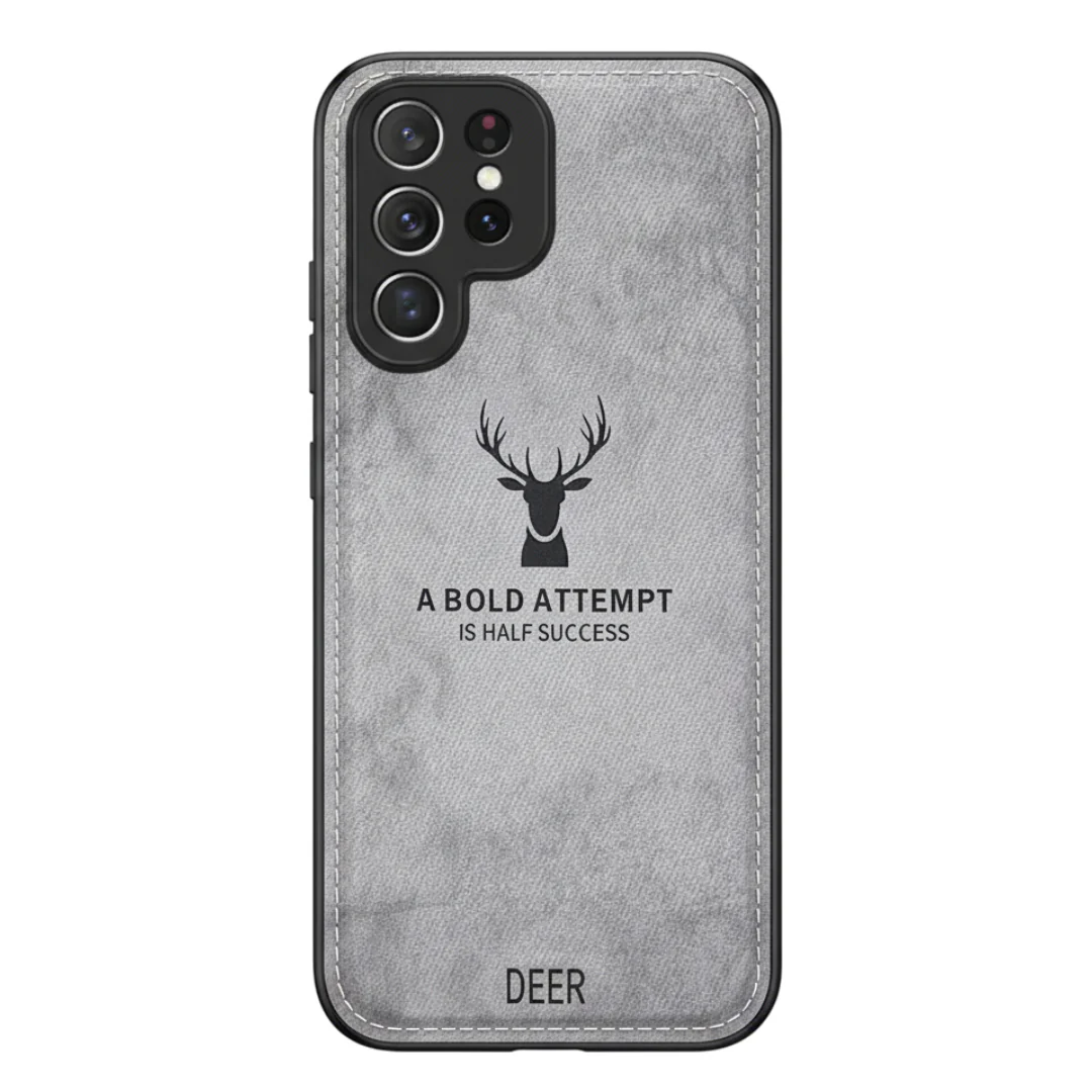 Deer Pattern Elegance Leather Case - Image 3