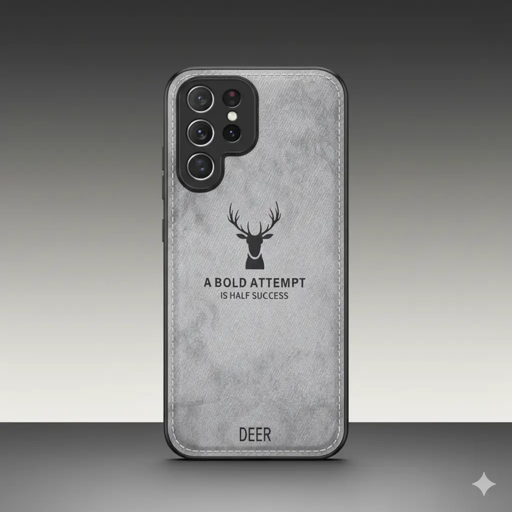 Deer Pattern Elegance Leather Case - Image 5