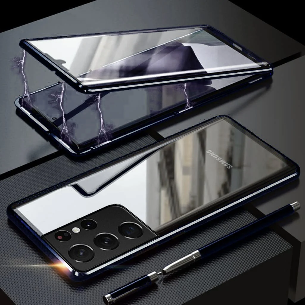 Galaxy S Series (Front+Back) Protection Magnetic Fit Case - Image 2