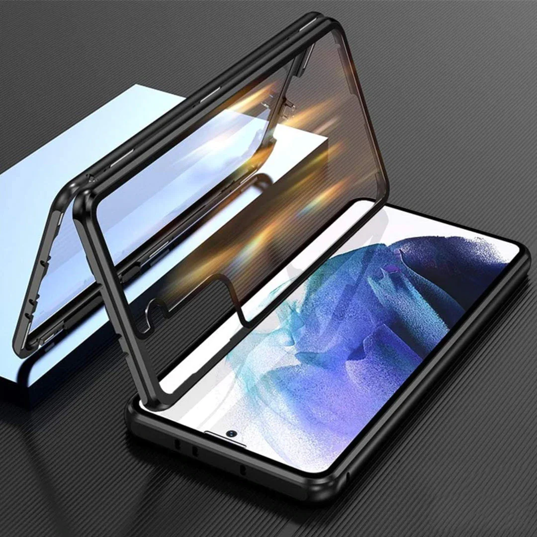Galaxy S Series (Front+Back) Protection Magnetic Fit Case - Image 3