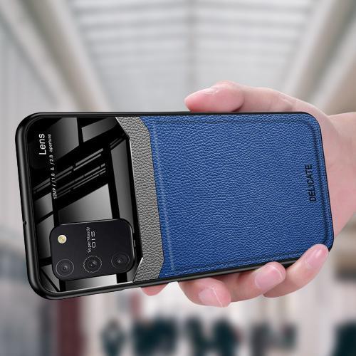 Galaxy S Series Sleek Slim Leather Glass Case - Image 4