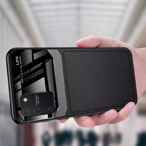 Galaxy S Series Sleek Slim Leather Glass Case - Image 7