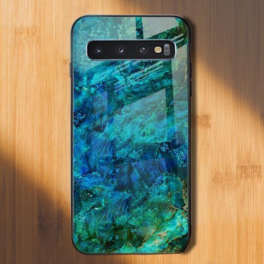 Galaxy S10 Classic Nature Elemental Textured Marble Case - Image 13