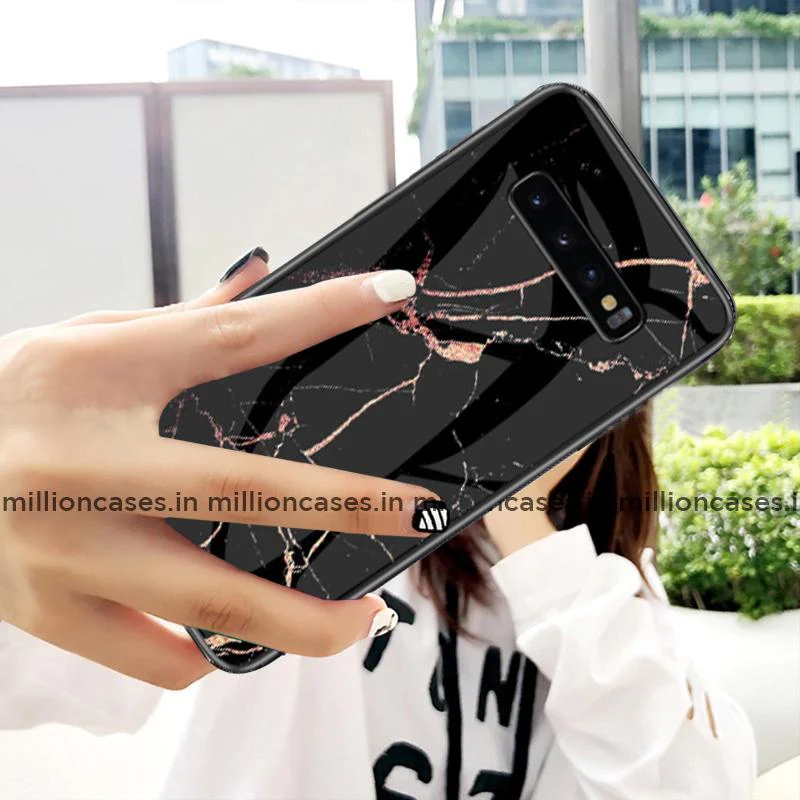 Galaxy S10 Classic Nature Elemental Textured Marble Case - Image 3