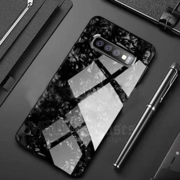 Galaxy S10 Dream Shell Textured Marble Case - Image 2