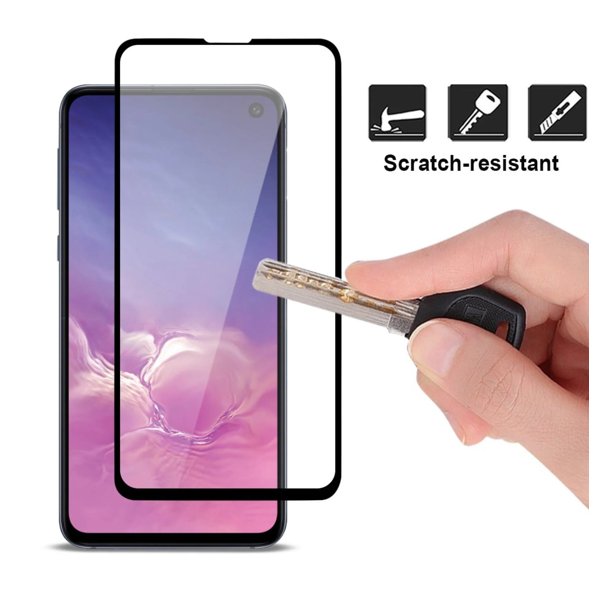 Galaxy S10 Lite 5D Tempered Glass Screen Protector - Image 6