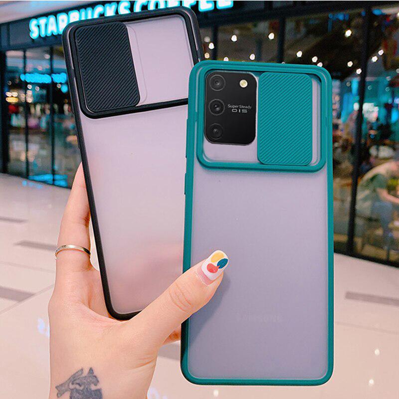 Galaxy S10 Lite Camera Lens Slide Protection Matte Case - Image 2