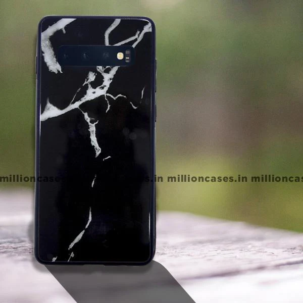 Galaxy S10 Plus Canvas Marble Texture Dazzle Gloss Case - Image 4