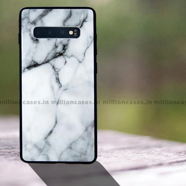 Galaxy S10 Plus Canvas Marble Texture Dazzle Gloss Case - Image 5