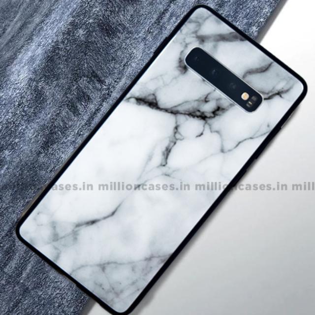 Galaxy S10 Plus Canvas Marble Texture Dazzle Gloss Case - Image 9