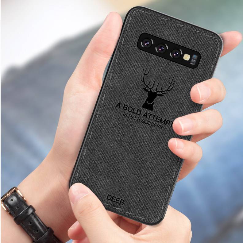Galaxy S10 Plus Deer Pattern Inspirational Soft Case - Image 3