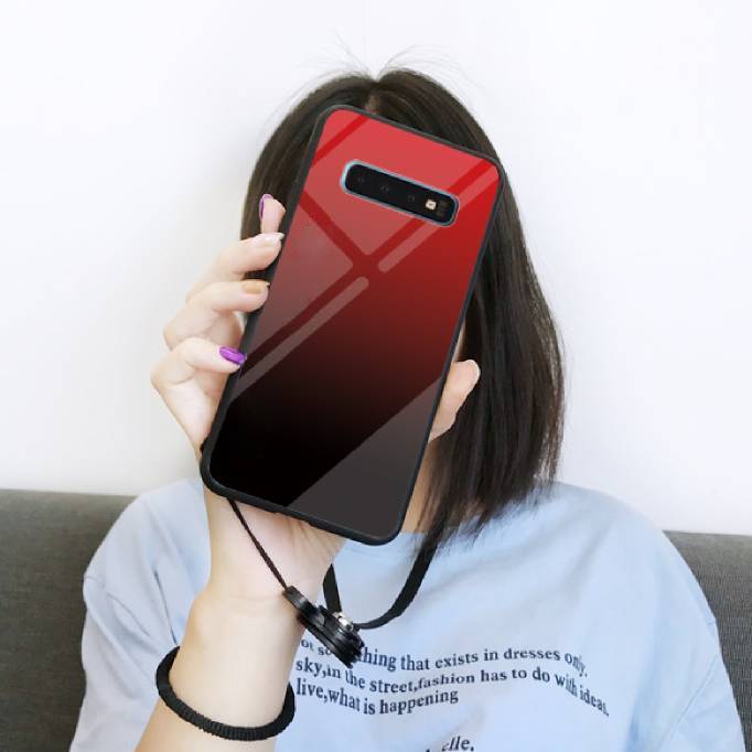 Galaxy S10 Plus Gradient Soft Edge Glass Back Case - Image 9