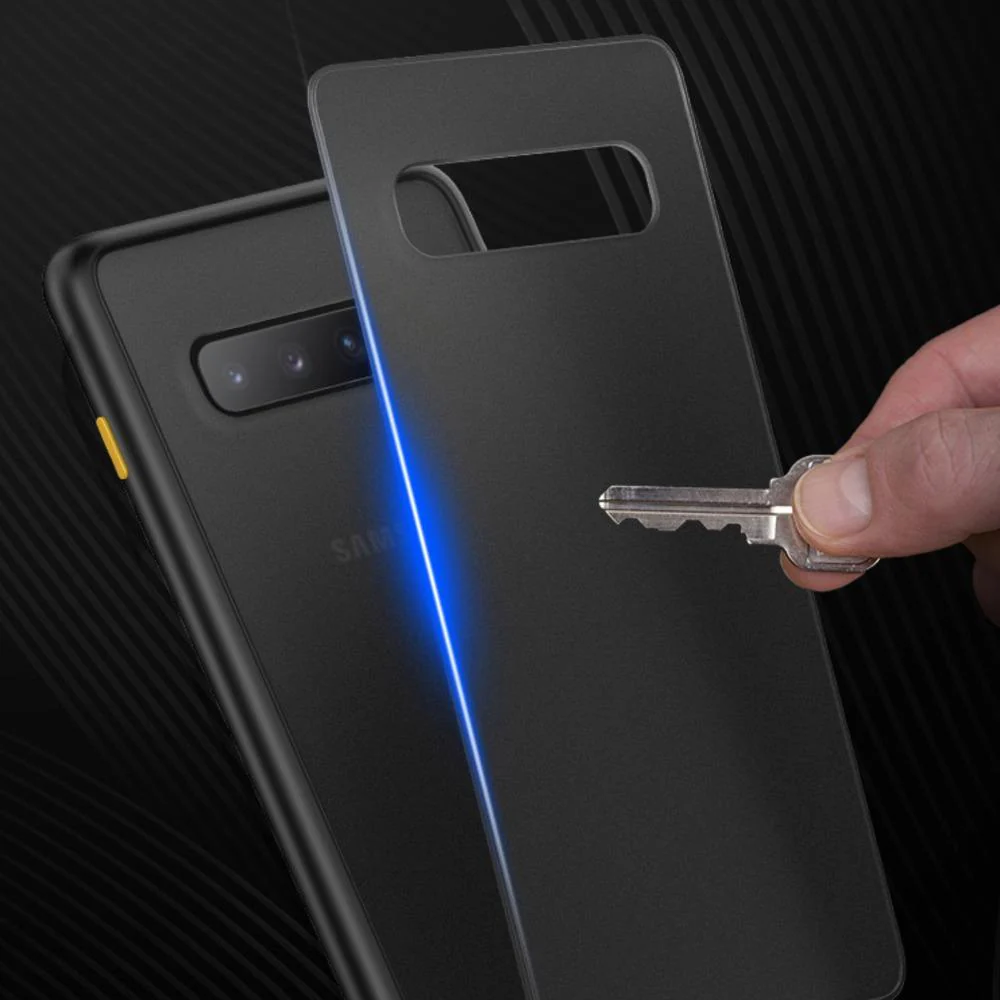Galaxy S10 Plus Luxury Shockproof Matte Finish Case - Image 3