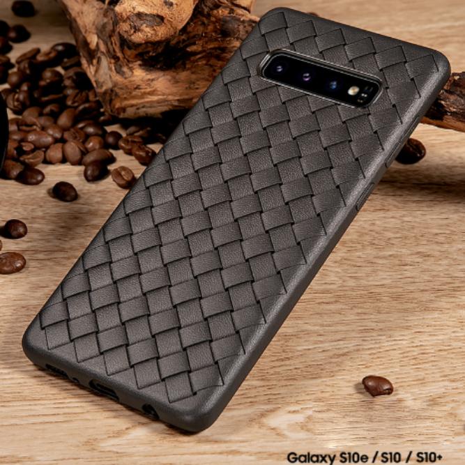 Henks ® Galaxy S10 Plus Ultra-thin Grid Weaving Case - Image 14