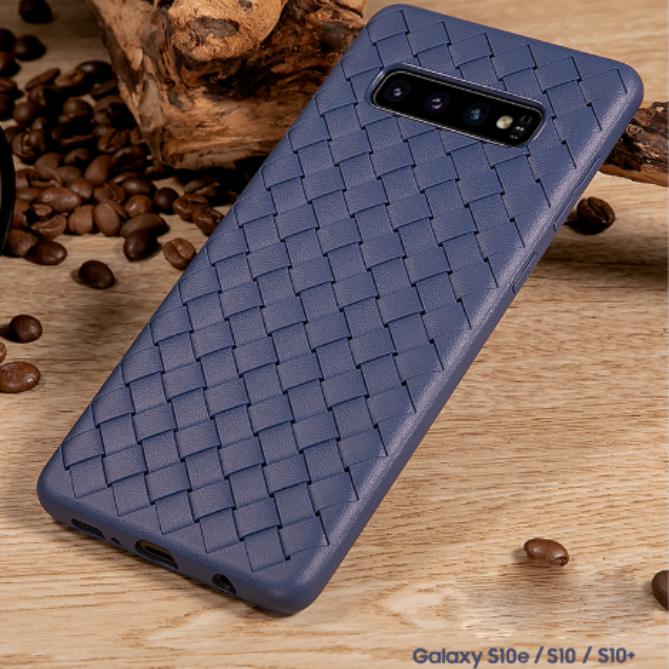 Henks ® Galaxy S10 Plus Ultra-thin Grid Weaving Case - Image 3