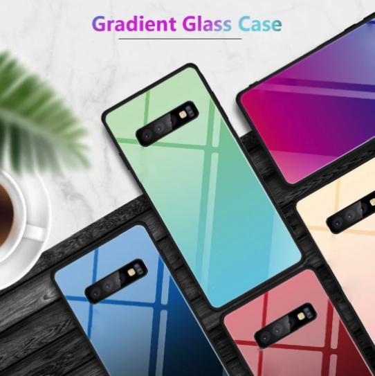 Galaxy S10 Gradient Soft Edge Glass Back Case - Image 11