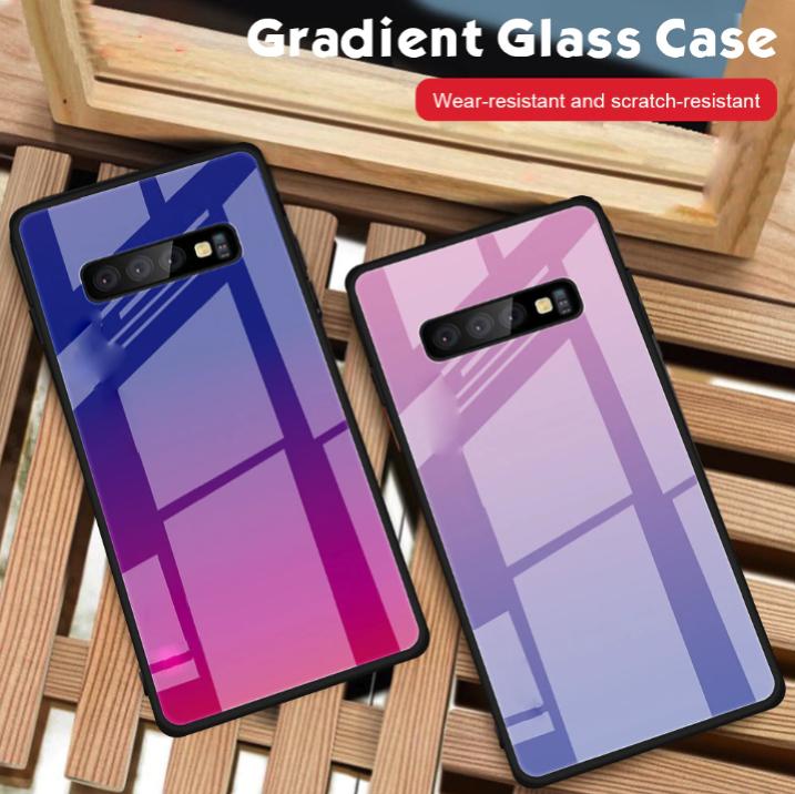 Galaxy S10 Gradient Soft Edge Glass Back Case - Image 12