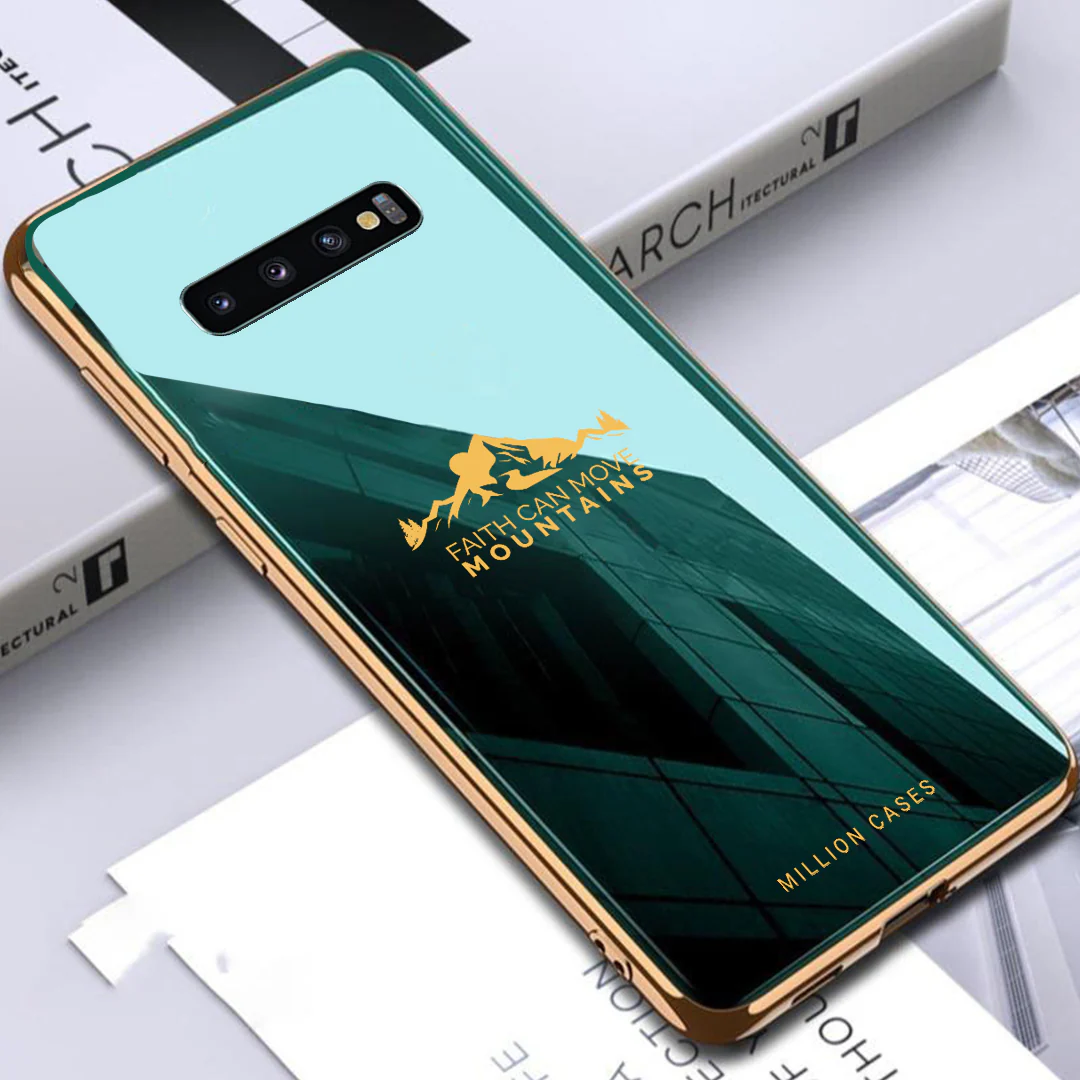 Galaxy S10 Sierra Pattern Electroplating Glass Case - Image 4
