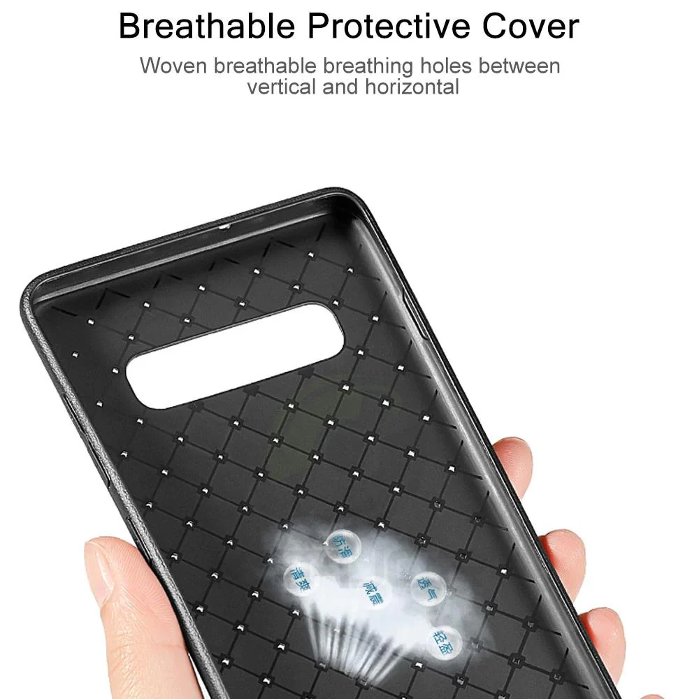 Henks ® Galaxy S10 Ultra-thin Grid Weaving Case - Image 13
