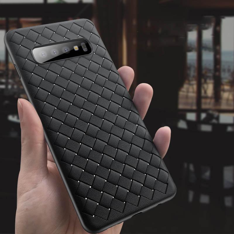 Henks ® Galaxy S10 Ultra-thin Grid Weaving Case - Image 3