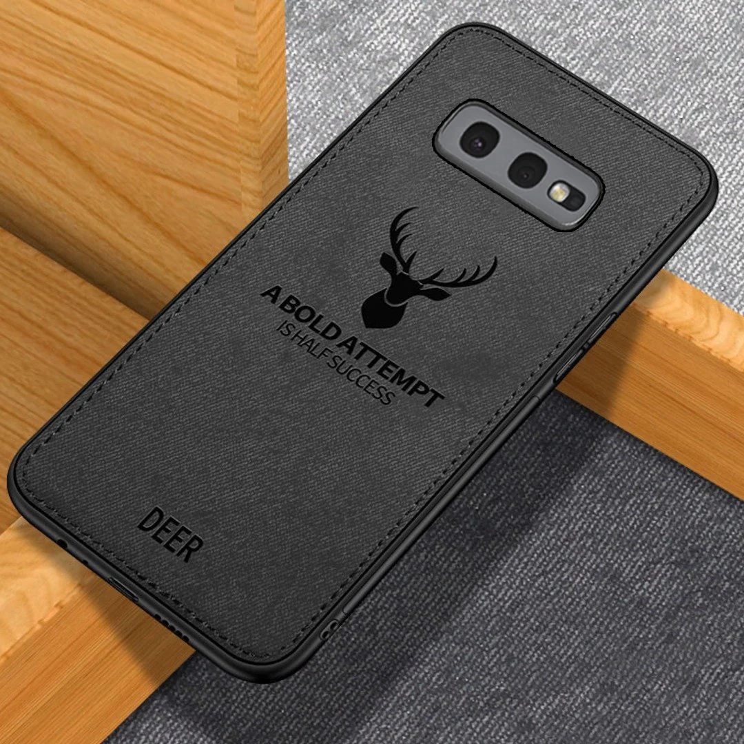 Galaxy S10e Deer Pattern Inspirational Soft Case - Image 2