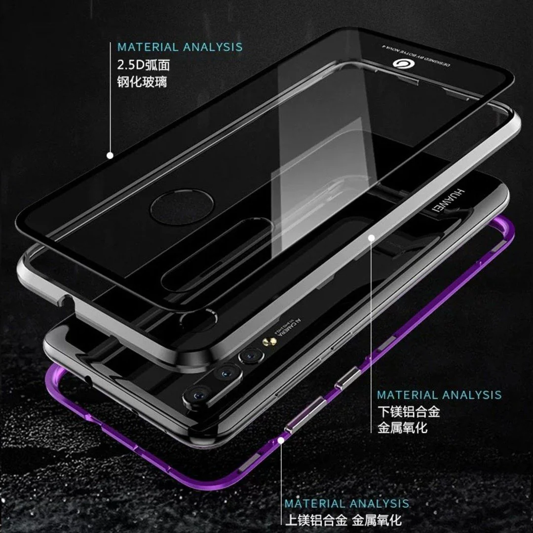 Galaxy S10e Electronic Auto-Fit Magnetic Glass Case - Image 12