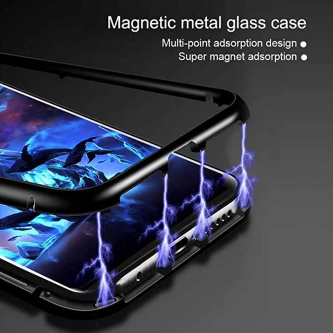 Galaxy S10e Electronic Auto-Fit Magnetic Glass Case - Image 4