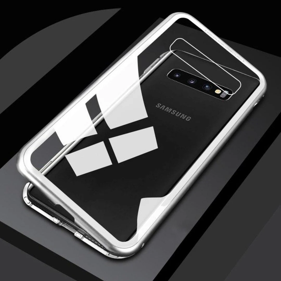 Galaxy S10e Electronic Auto-Fit Magnetic Glass Case - Image 9