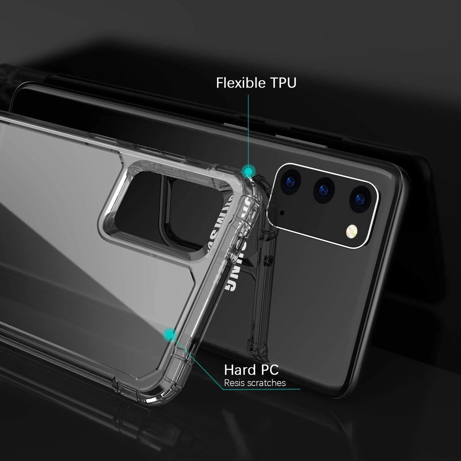 Galaxy S20 Anti knock Shockproof Transparent Case - Image 6